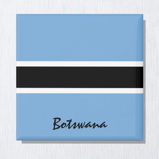 Vlag in Botswana en Afrikaanse vakantie- en sportf Magneet