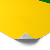 Vlag in de muur poster (Hoek)