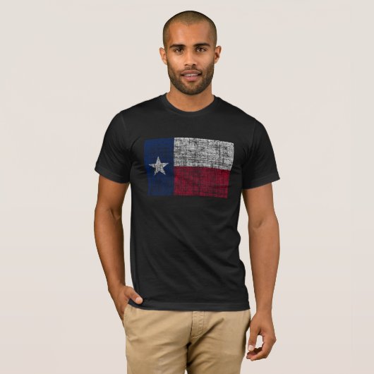Vlag in de verdringing t-shirt (Voorkant volledig)