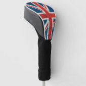Vlag in de vlag van Groot-Brittannië Golfheadcover (Schuin)