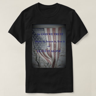 Vlag in God We vertrouwen T-shirt