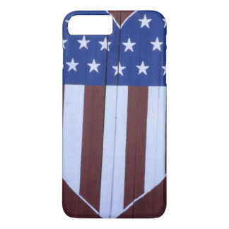 Vlag in hartvorm geschilderd op schuur na 9-11. Case-Mate iPhone case