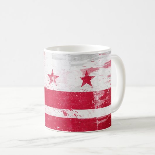 Vlag in het district Columbia Koffiemok (Voorkant rechts)