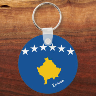 Vlag in Kosovo en vakantie in Kosovo, patriotten/s Sleutelhanger