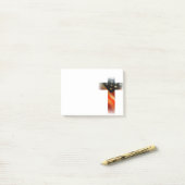 Vlag in kruis post-it® notes (Op bureau)