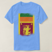  vlag in Sri Lanka T-shirt (Design voorkant)
