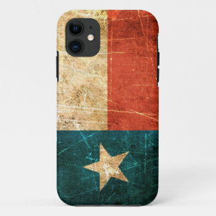 Vlag in Texas, gescoffed en versleten iPhone 11 Hoesje