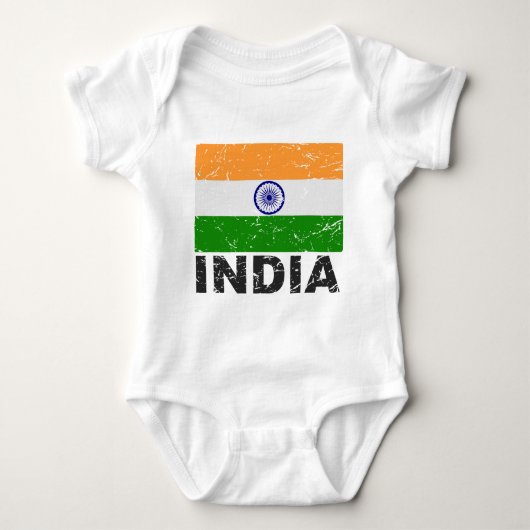 vlag India Romper (Voorkant)