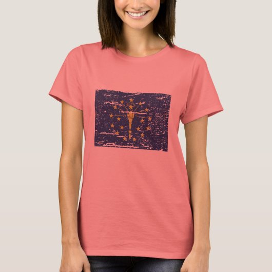  vlag INDIANA T-shirt (Voorkant)