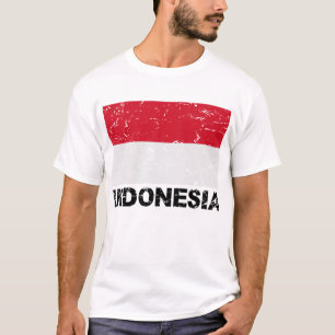  vlag Indonesië T-shirt