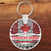 Vlag Iraakse Canadese bomen in Canada Sleutelhanger (Achterkant)