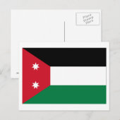 Vlag Irak (1924-1958) Briefkaart (Voorkant / Achterkant)