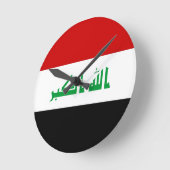 vlag irak land ronde klok (Hoek)