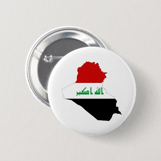 vlag irak - symbool ronde button 5,7 cm (Voorkant /achterkant)