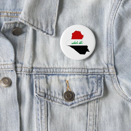 vlag irak - symbool ronde button 5,7 cm (In situ)