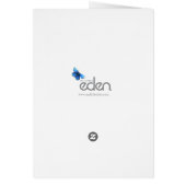 Vlag Iris flower art paars late verjaardag (Achterkant)