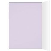 Vlag Iris flower art paars late verjaardag (Binnen (Links))