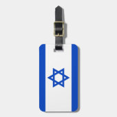 Vlag Israël - Gebruikelijke identiteitskaart Bagagelabel (Voorkant verticaal)