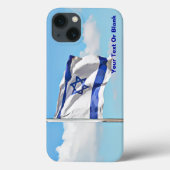 Vlag Israëlisch Hoesje-Amerikaanse iPhone Case (Achterkant)