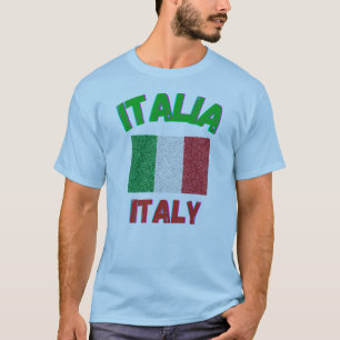 Vlag Italië Originele sport Fan Club T-shirt