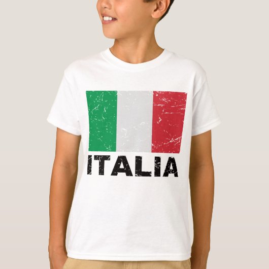  vlag Italië T-shirt (Voorkant)