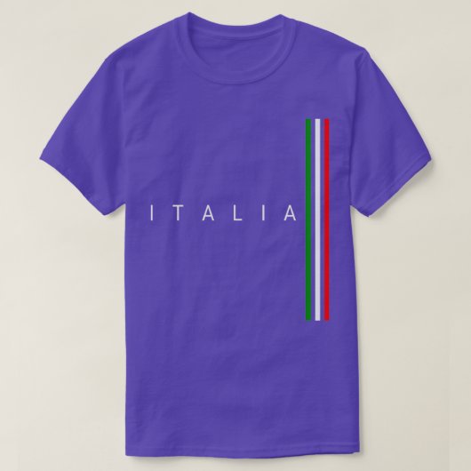 Vlag italië t-shirt (Design voorkant)