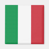 Vlag Italië Tricolore Magneet (Voorkant)