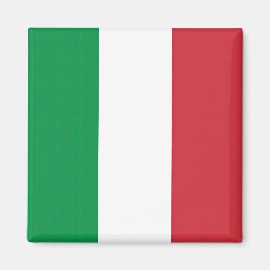 Vlag Italië Tricolore Magneet (Voorkant)