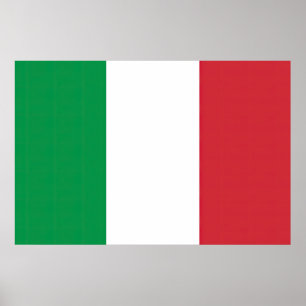 Vlag Italië Tricolore Poster