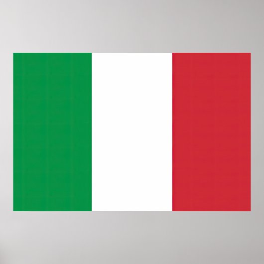 Vlag Italië Tricolore Poster (Voorkant)