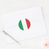 Vlag Italië Tricolore Ronde Sticker (Envelop)