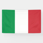 Vlag Italië Tricolore Spandoek (Horizontaal)