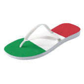 Vlag Italië Tricolore Teenslippers (Schuin)