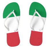 Vlag Italië Tricolore Teenslippers (Voetbed)