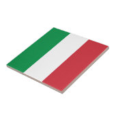 Vlag Italië Tricolore Tegeltje (Zijkant)