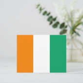 Vlag Ivoorkust Briefkaart (Staand voorkant)