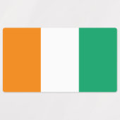 Vlag Ivoorkust Labels (Design 1)