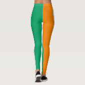 Vlag Ivoorkust Leggings (Achterkant)
