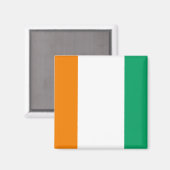 Vlag Ivoorkust Magneet (Voorkant / Achterkant)