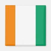 Vlag Ivoorkust Magneet (Voorkant)