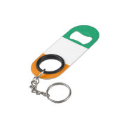 Vlag Ivoorkust Mini Flessenopener (Achterkant Gekanteld)