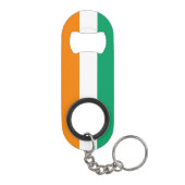 Vlag Ivoorkust Mini Flessenopener (Achterkant)