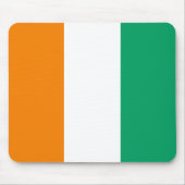 Vlag Ivoorkust Muismat (Voorkant)