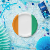 Vlag Ivoorkust Papieren Bordje (Feest)