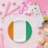 Vlag Ivoorkust Papieren Bordje (Feest)