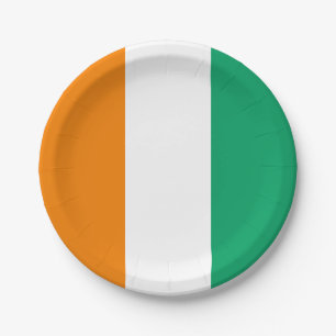 Vlag Ivoorkust Papieren Bordje