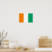 Vlag Ivoorkust Poster (Keuken)