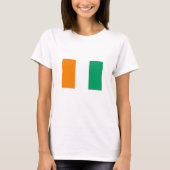 Vlag Ivoorkust T-shirt (Voorkant)