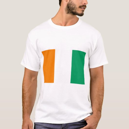 Vlag Ivoorkust T-shirt (Voorkant)