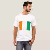 Vlag Ivoorkust T-shirt (Voorkant volledig)